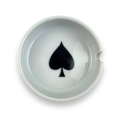 Set of 4 Ashtrays with card symbols