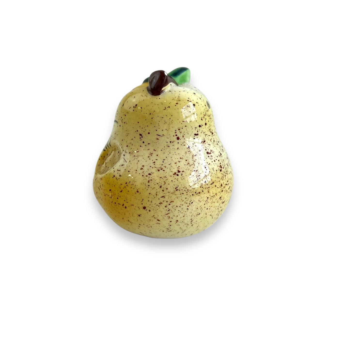 Pear face salt shaker