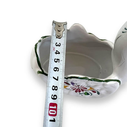 Hand-Painted Swan Planter – Made in Portugal