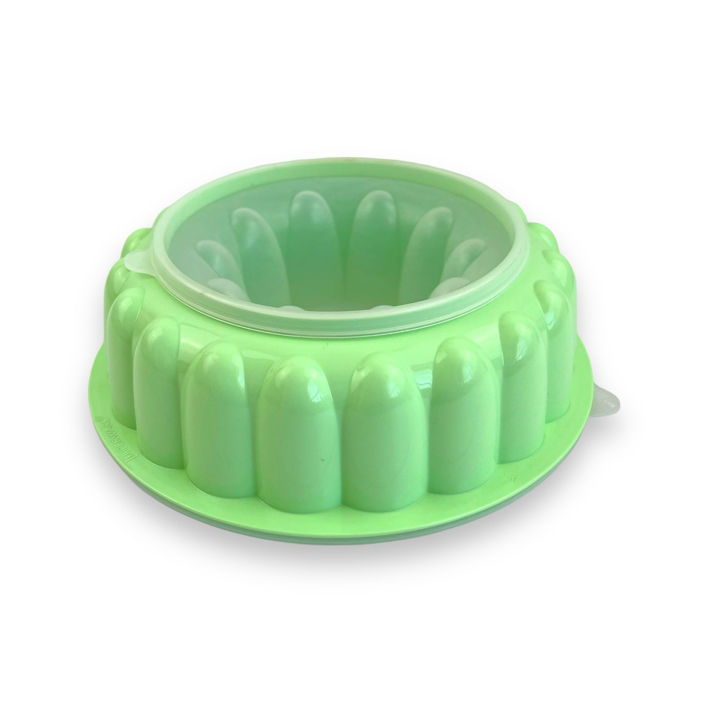 Green Tupperware Jelly Mould
