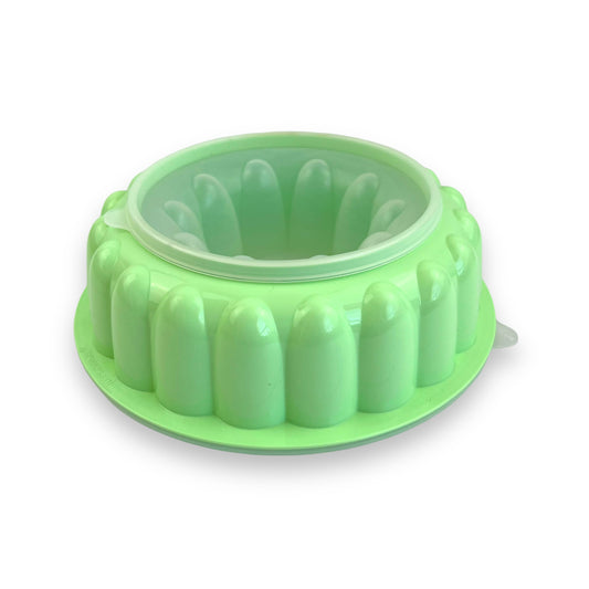 Green Tupperware Jelly Mould