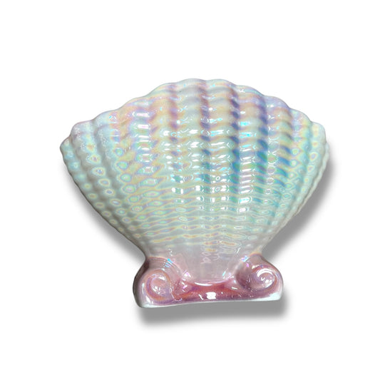 Iridescent Shell Vase