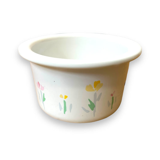 Studio Nova Chocolate Fondue Bowl – Fresh Mint Collection with Floral Design, Made in Japan