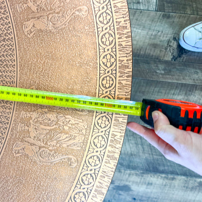 Copper Round Coffee Table