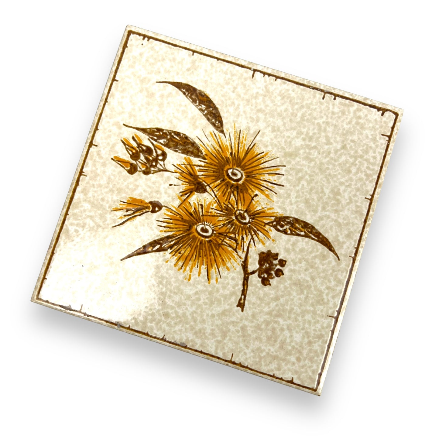 Vintage Flower Tile - Made in Australia