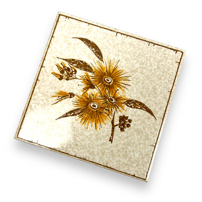 Vintage Flower Tile - Made in Australia