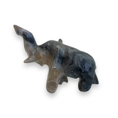 Stone carved elephant ornament