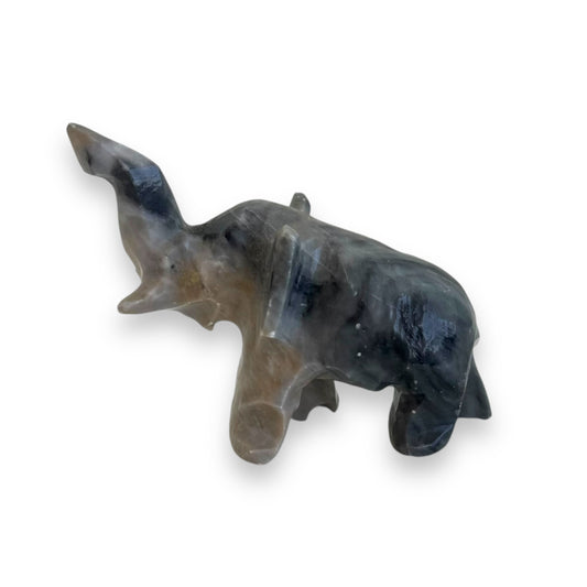 Stone carved elephant ornament
