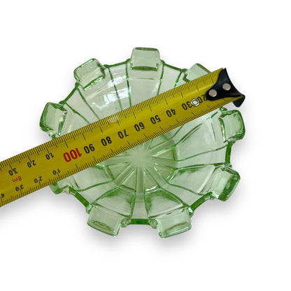 Green Glass trinket Bowl