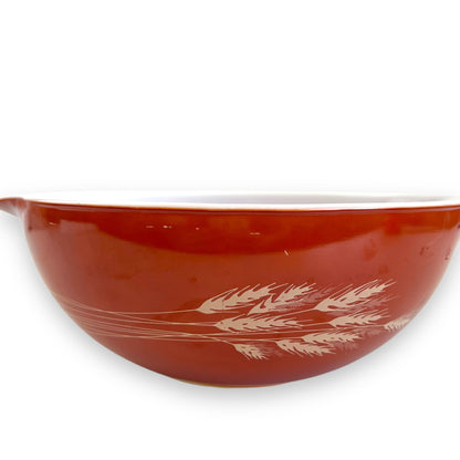 Pyrex 444 Wheat Cinderella Mixing Bowl – 4 Qt, Autumn Harvest Collection