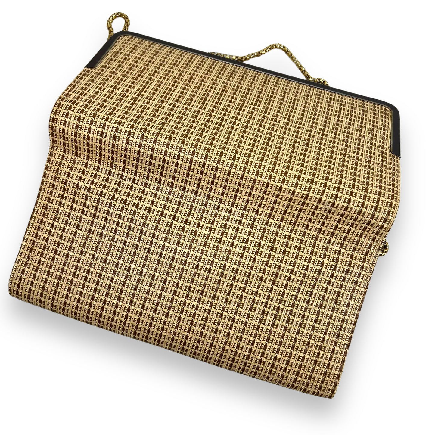 Jacqui Melbourne Brown patterned bag