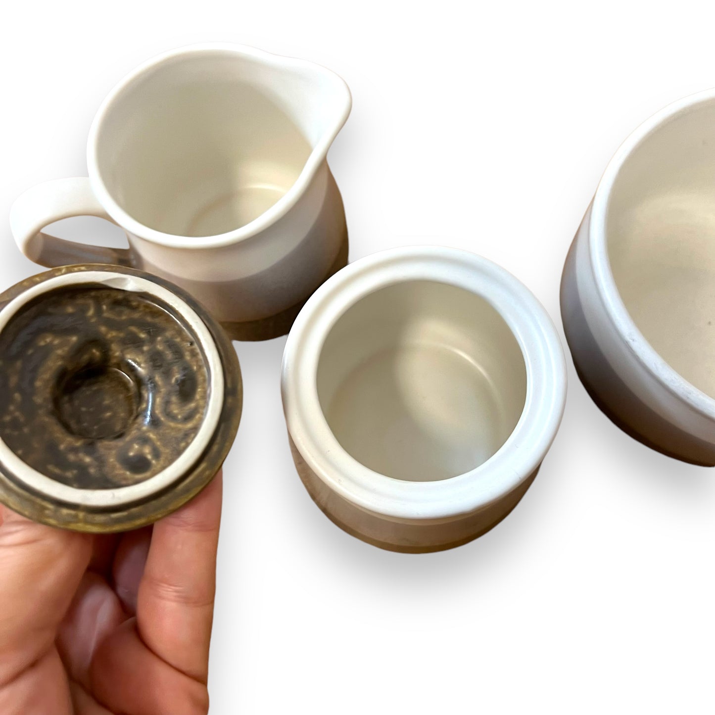 Mug, Sugar Pot, and Creamer Jug Set
