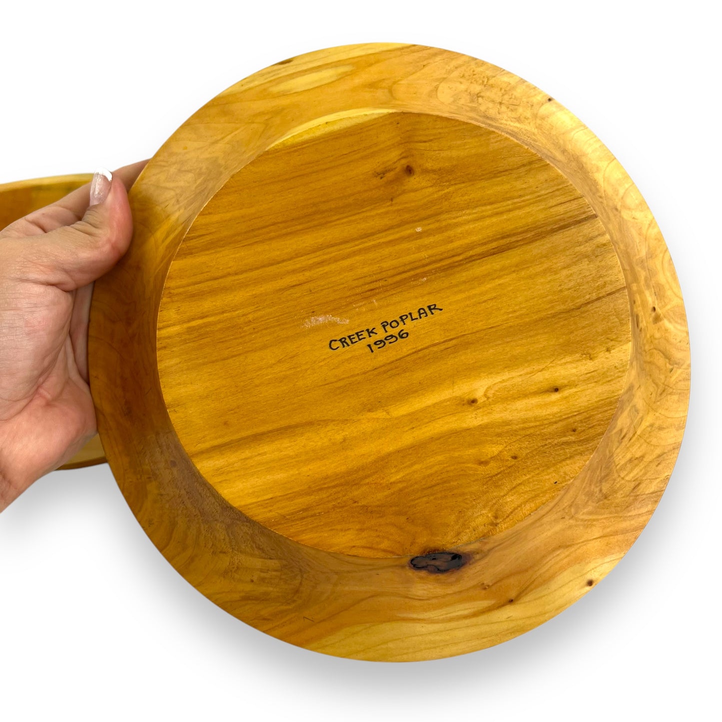 Wooden serving bowl set of 2 - Creek Poplar 1996