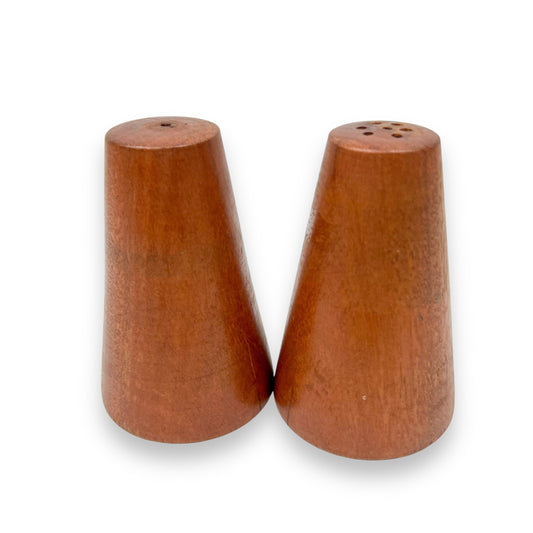 Wooden salt and pepper shaker set