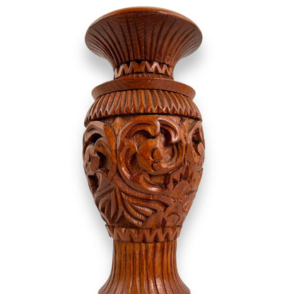 Wooden Carved Vase