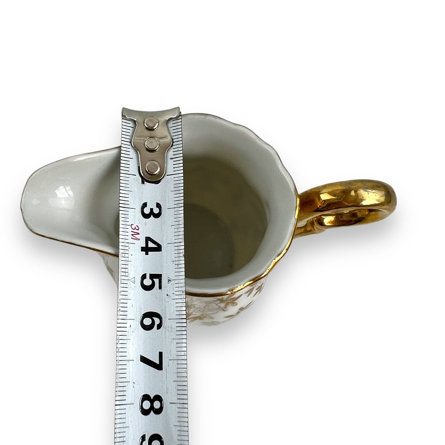 Gold rose pattern small creamer jug - made in Japan