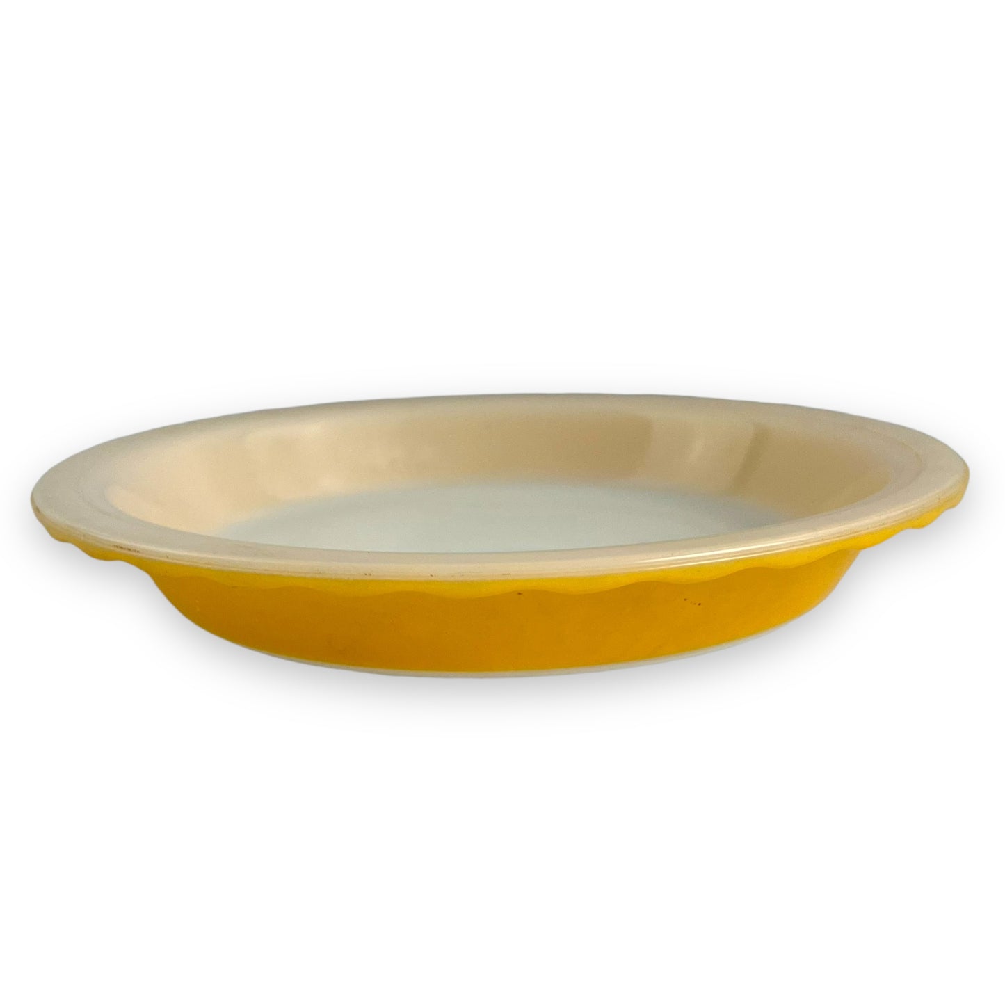 Yellow Crown Ovenware Pie Baking Dish