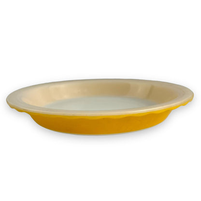 Yellow Crown Ovenware Pie Baking Dish