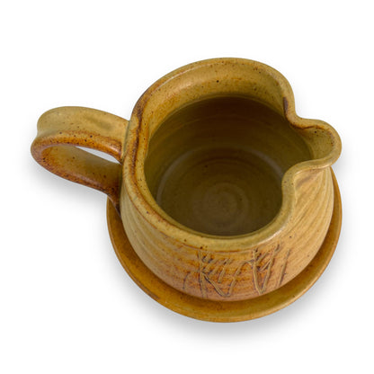Yarra Glen Pottery Gravy Jug & matching plate