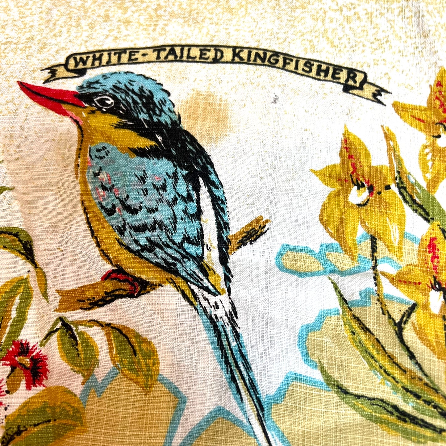 Birds & Flowers of Australia Pattern Tablecloth