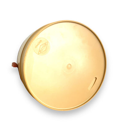 Beige & Maroon “Tea” Plastic Canister by Willow Australia
