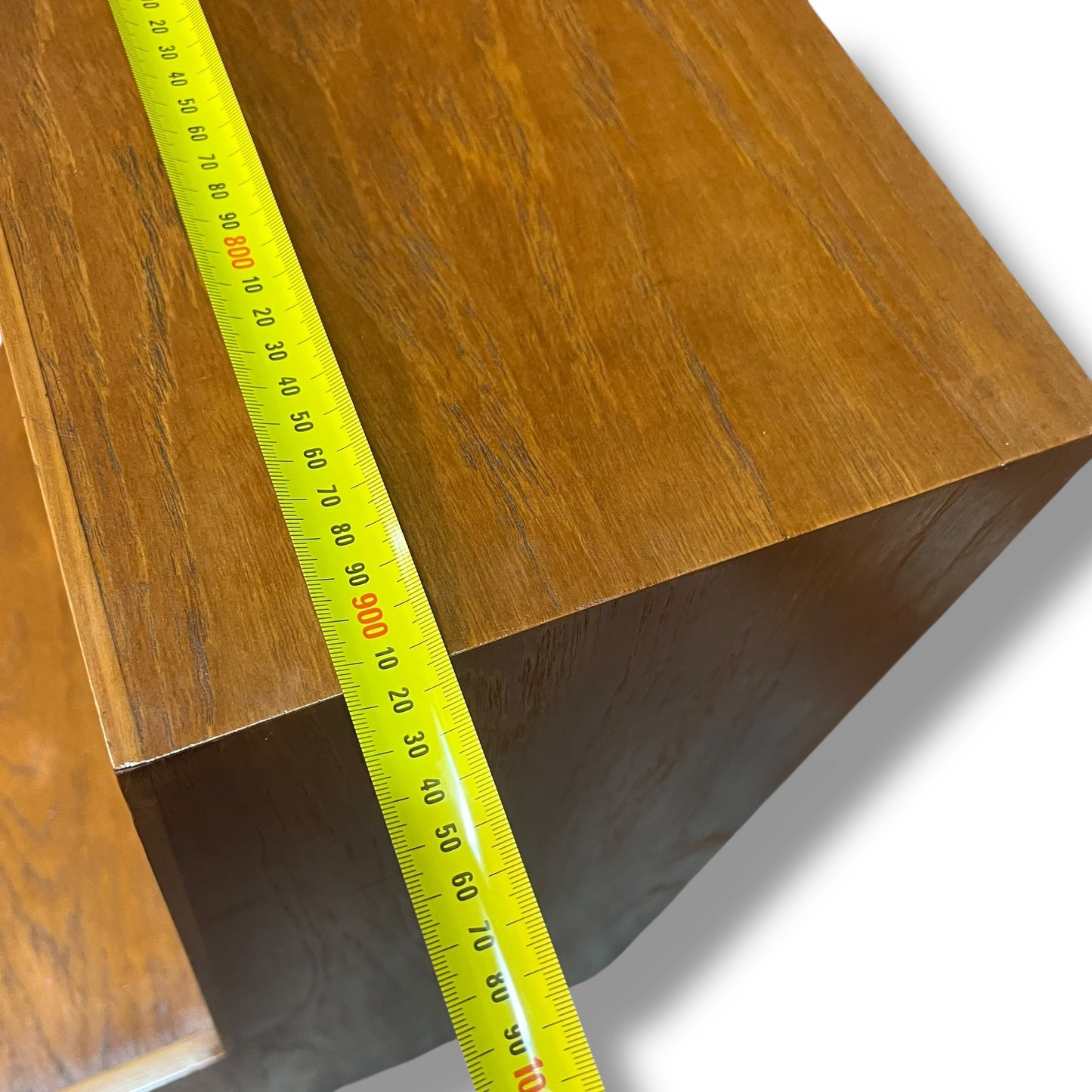Mid-Century Teak Veneer Bureau Writing Desk & Bar Cabinet by Noblett Furniture