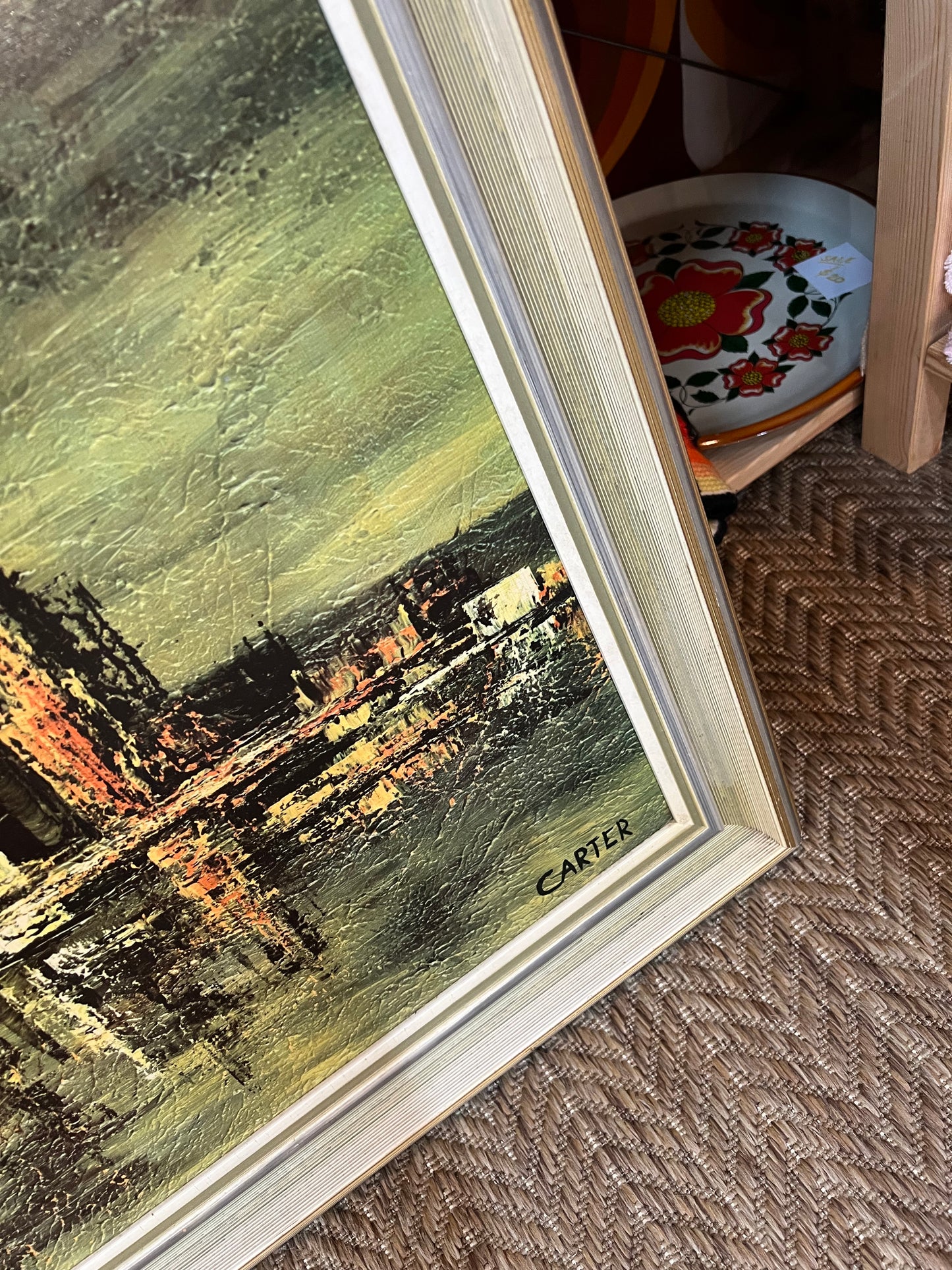 “Bronze Skyline" art print by Carter