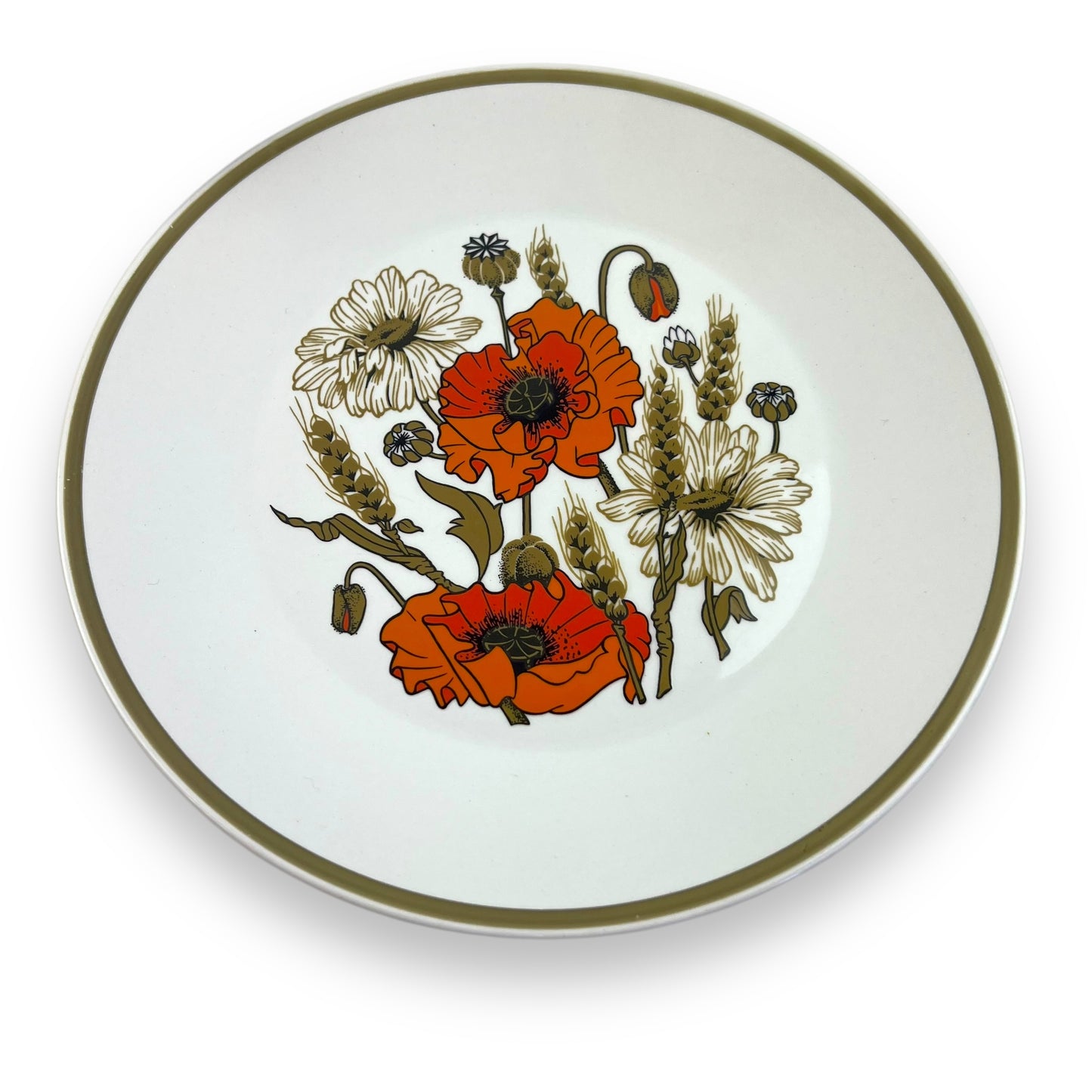 J & G Meakin “Poppy” Dinner Plate set of 6