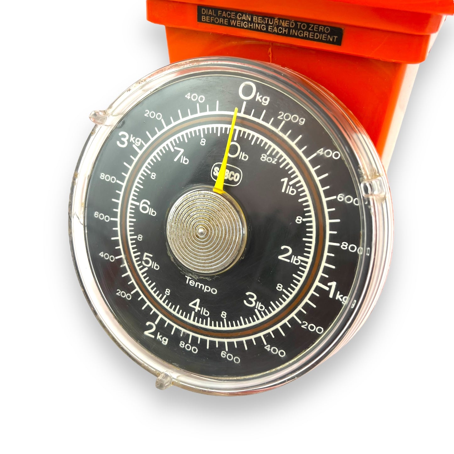 Orange Sabco Plastic Kitchen Scales