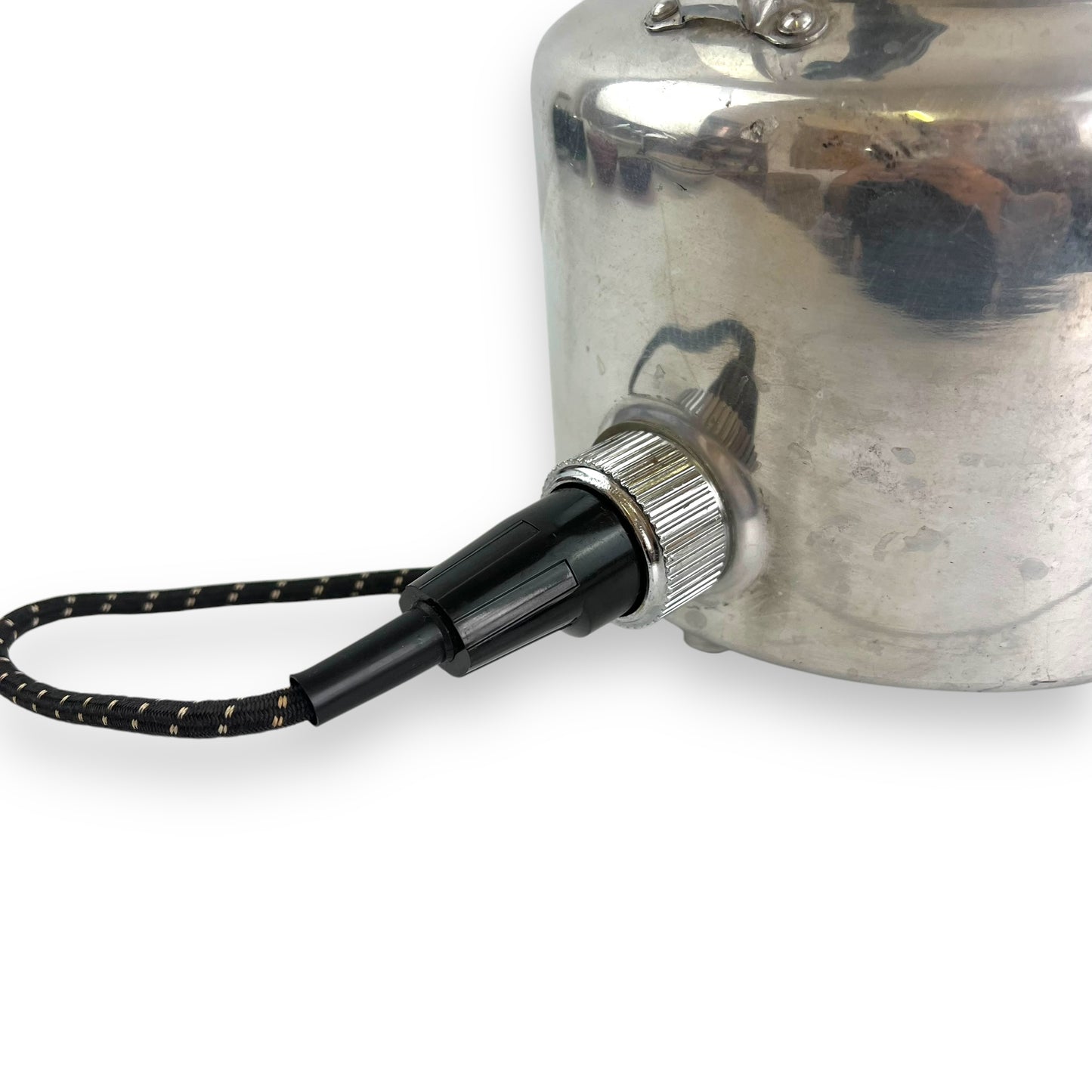 Electric Kettle - Polished Aluminum Metal Jug