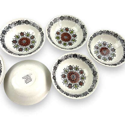 Broadhurst Side Plates x4 & bowls x5