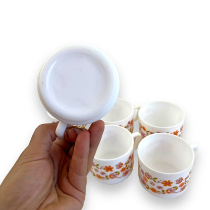 Arcopal France Flower Cup Set of 6