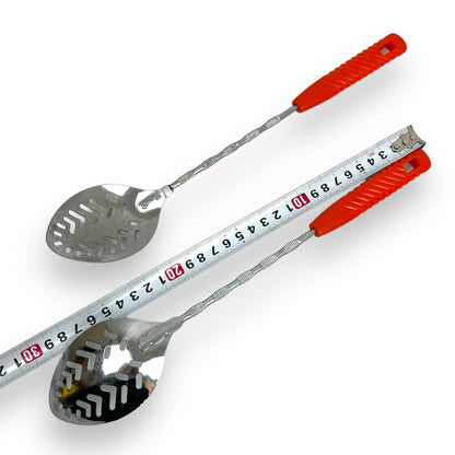 Slotted Serving spoon orange handle