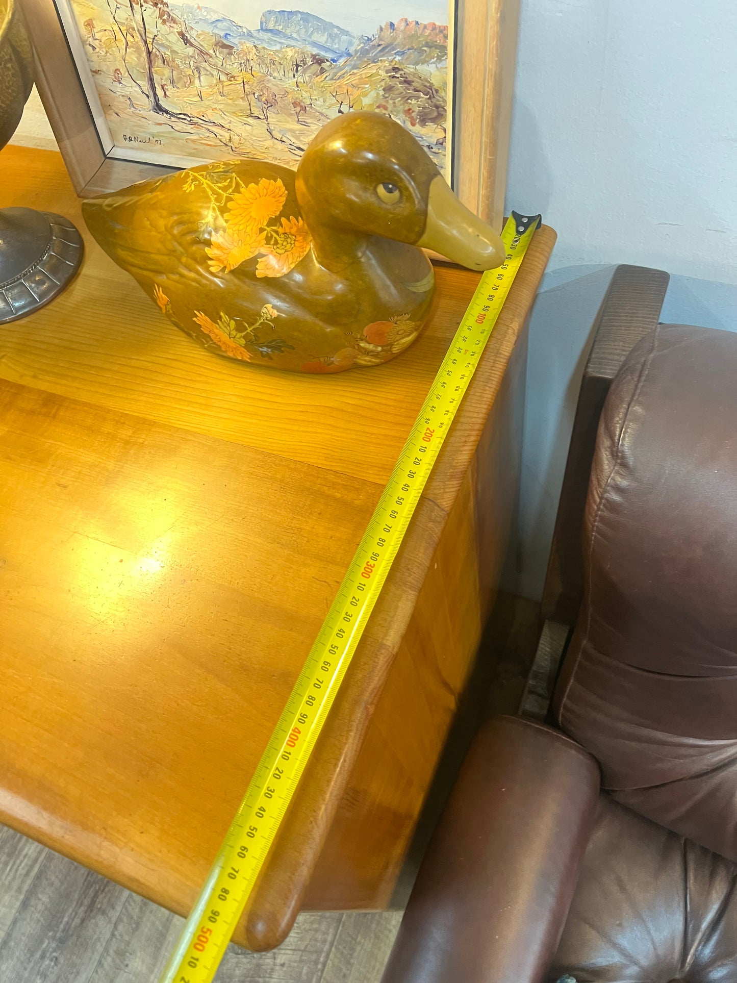 Timber Chest of Drawers with Ring Pull Handles