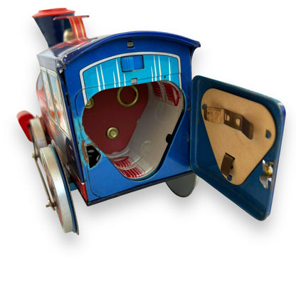 “Whoo-Whoo Locomotive” Tin Toy Train with Bell