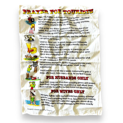 Prayer For Tourists Tea Towel
