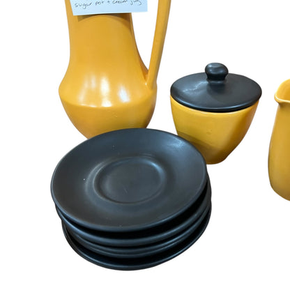 Ray Cook Coffee Set – 1960s Australian Pottery (Full Set)