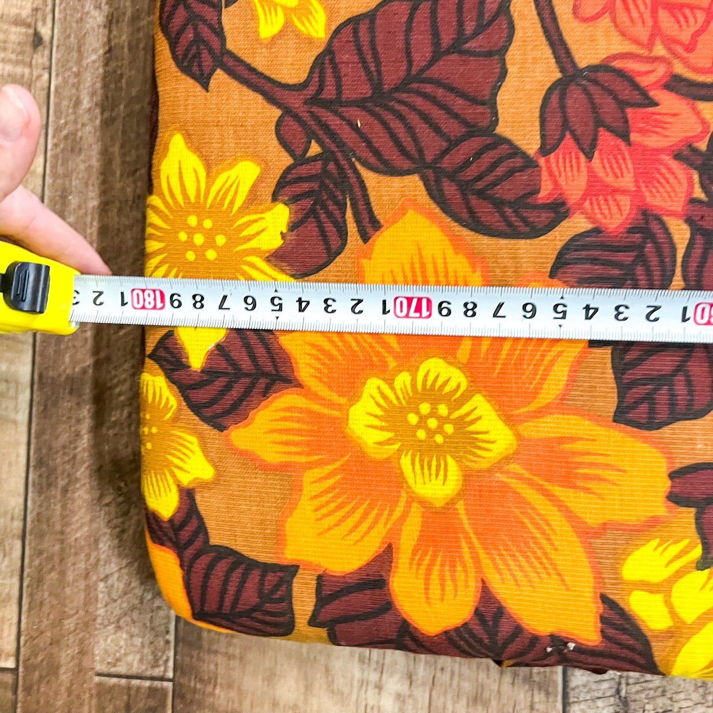 Retro Flower Sun Lounger Cushion