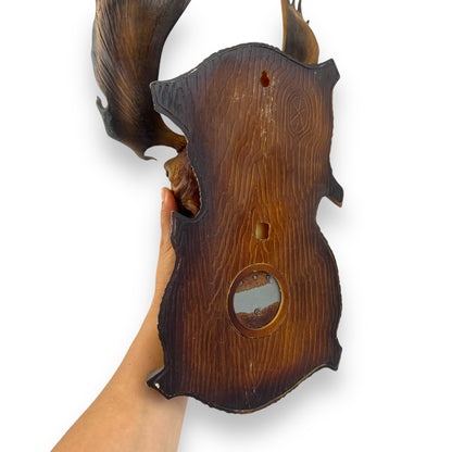 Norwegian Moose Barometer | Scandinavian Mid-Century Wall Weather Station | 1970s