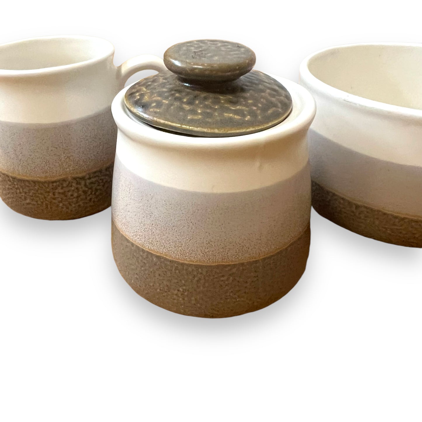Mug, Sugar Pot, and Creamer Jug Set