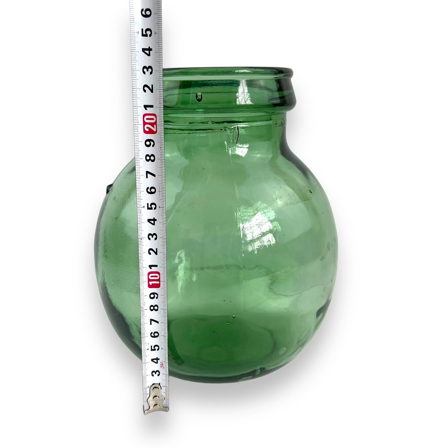 Viresa Green Glass Jar