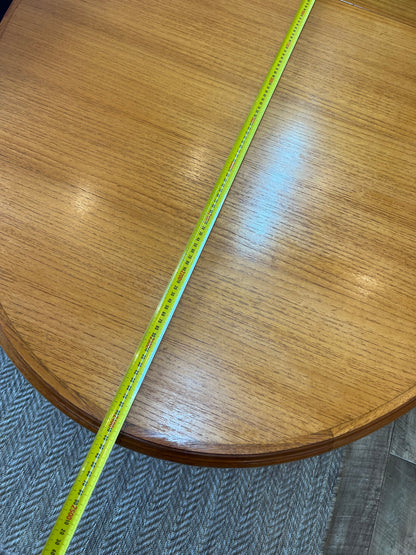 Burgess Australian-Made Teak Oval Extension Dining Table