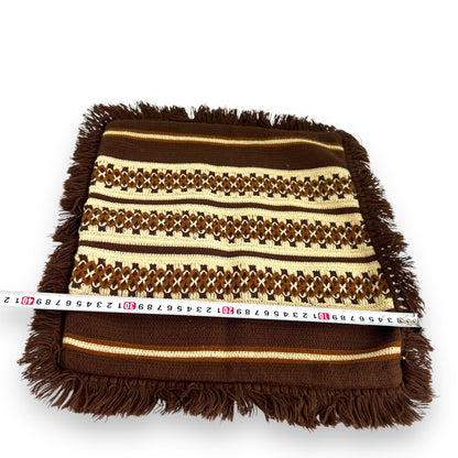 Brown & Beige Stripe Pillowcase