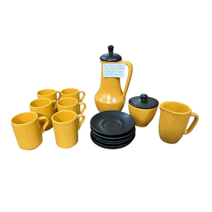 Ray Cook Coffee Set – 1960s Australian Pottery (Full Set)