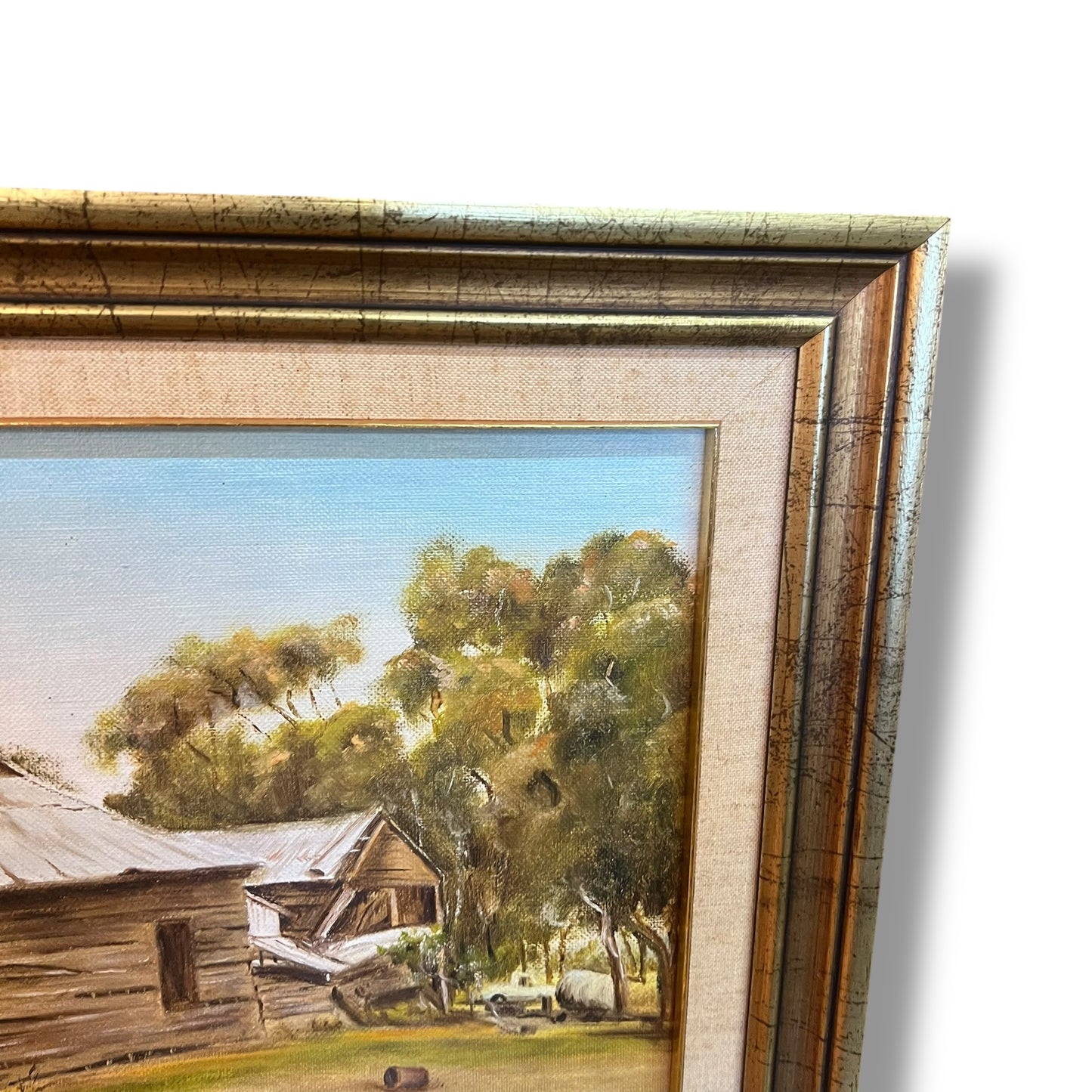 Mon Pendreigh “McMurray’s Old House” – Original Australian Outback Oil Painting