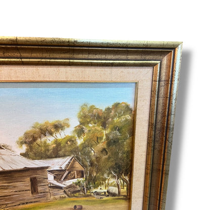 Mon Pendreigh “McMurray’s Old House” – Original Australian Outback Oil Painting