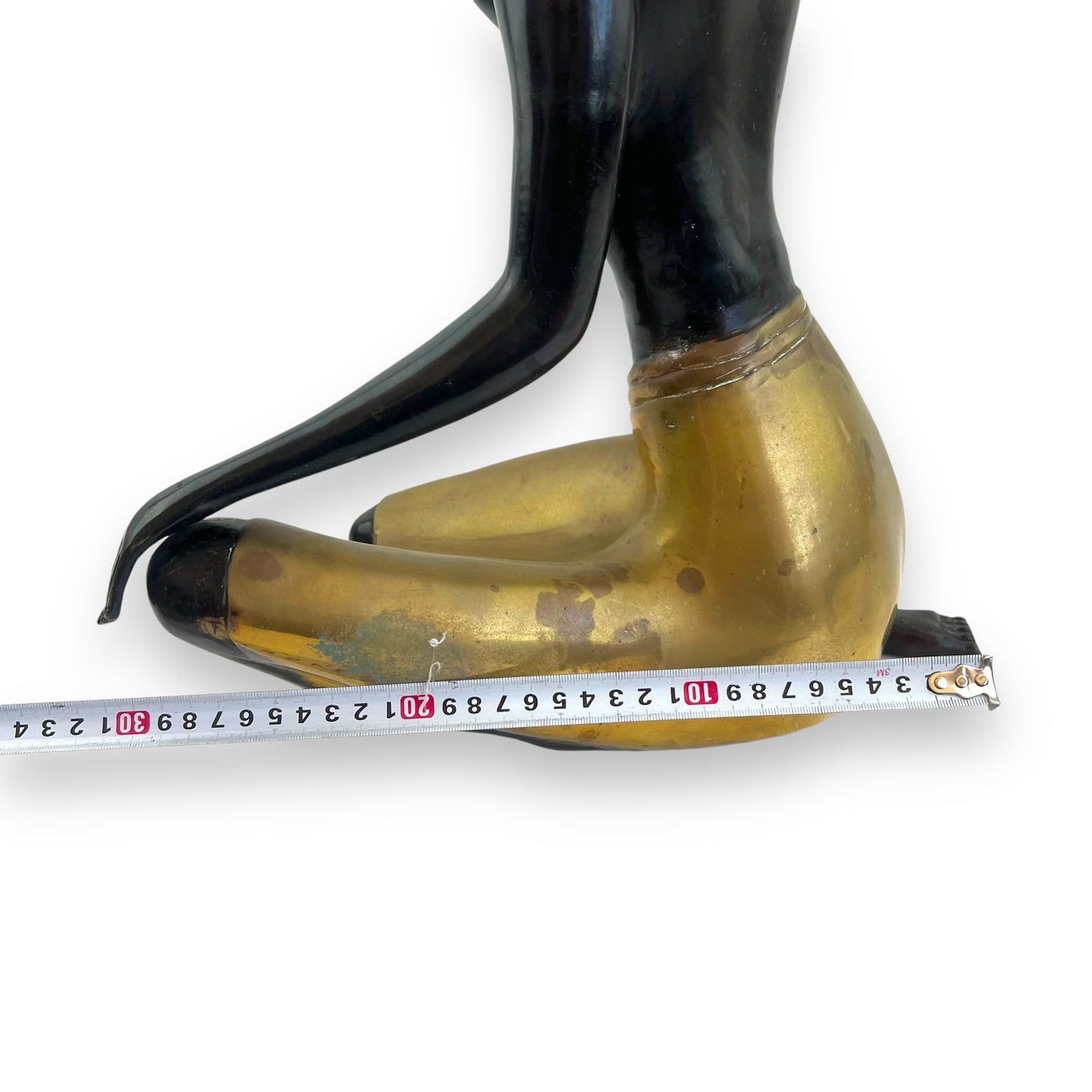 Karl Hagenauer Sitting African Woman Brass Sculpture