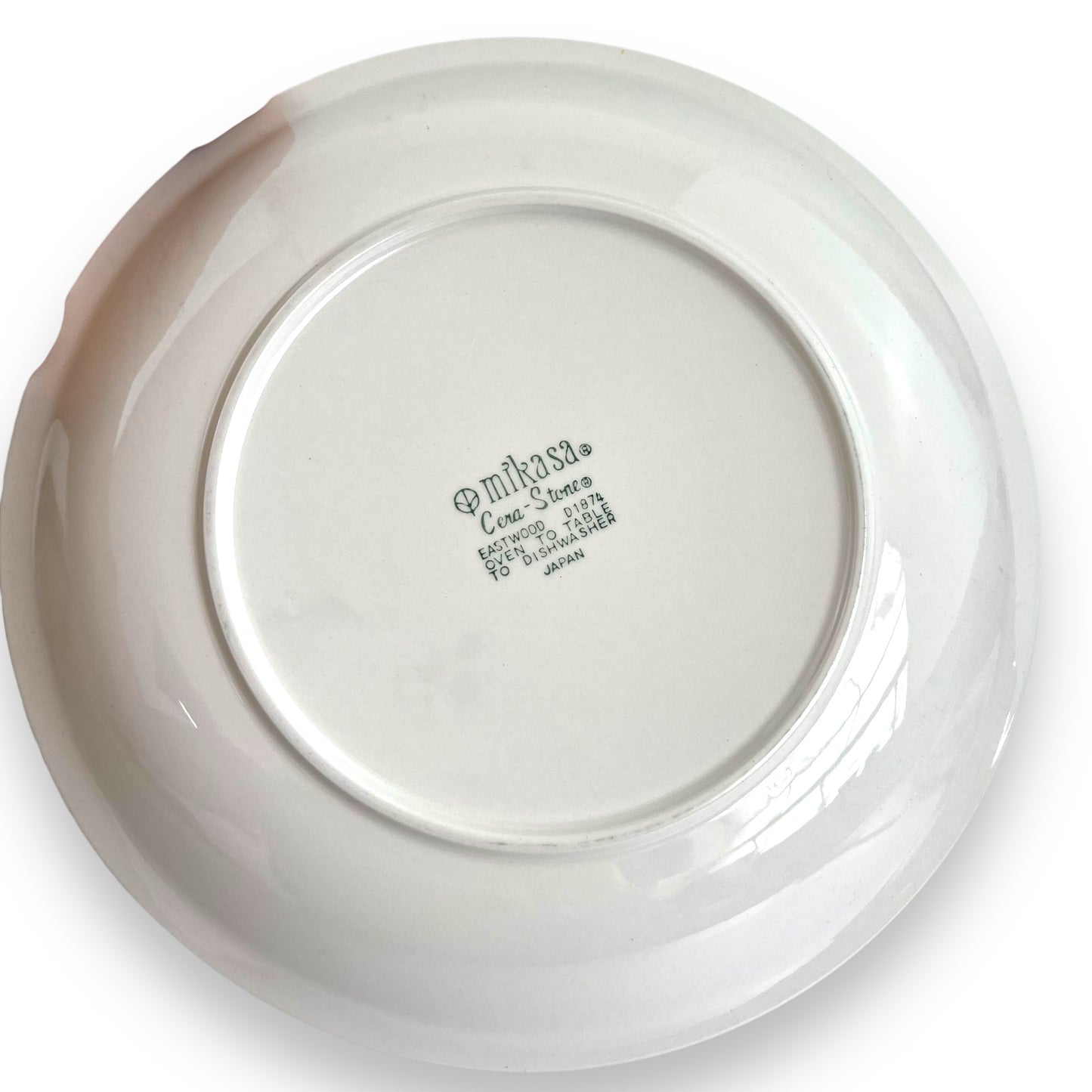 Mikasa "Eastwood D1874" Cera-Stone Dinner Plates – Set of 6, Made in Japan
