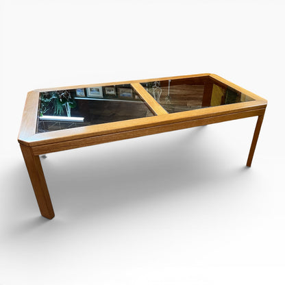 Parker Coffee Table | Solid Timber & Glass Top