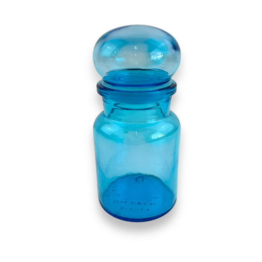 Blue Glass Apothecary Jar – Made in Belgium